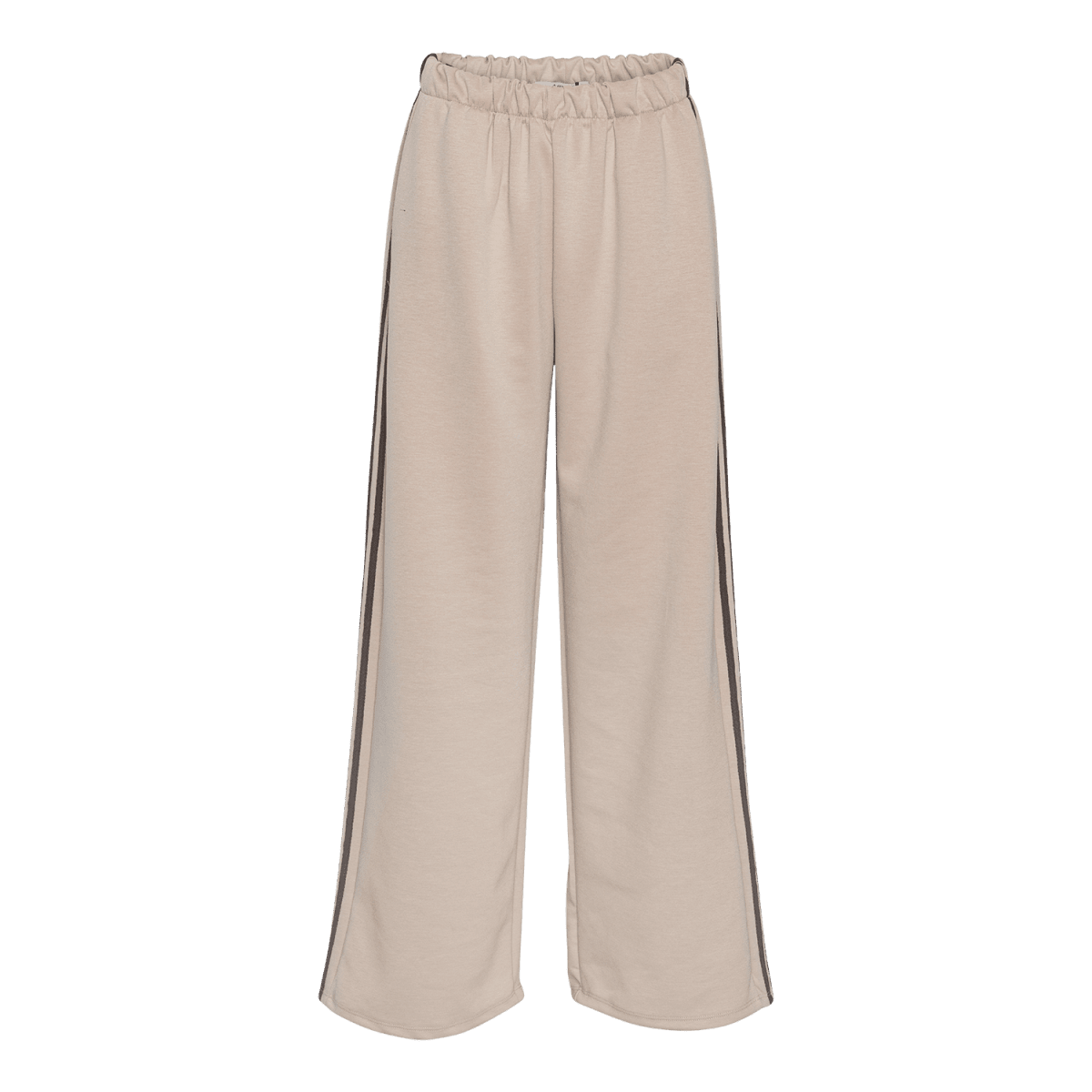 FREYA Camel-Brown Wide Leg Sweatpants i Blød Viskoseblend