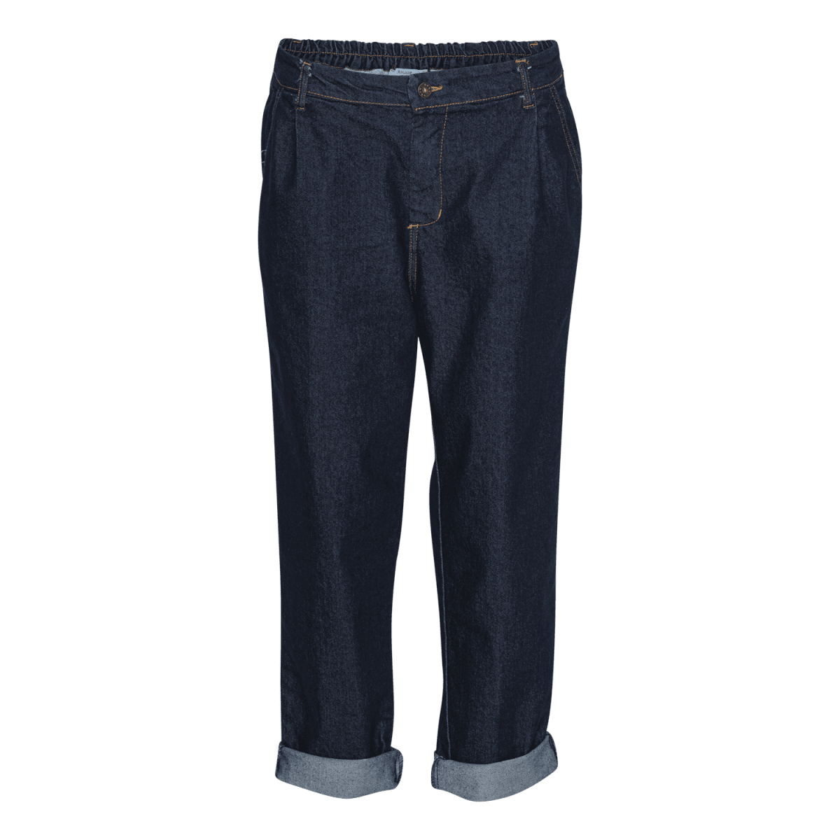 HALLE DENIM Relaxed Tapered Jeans i Indigo