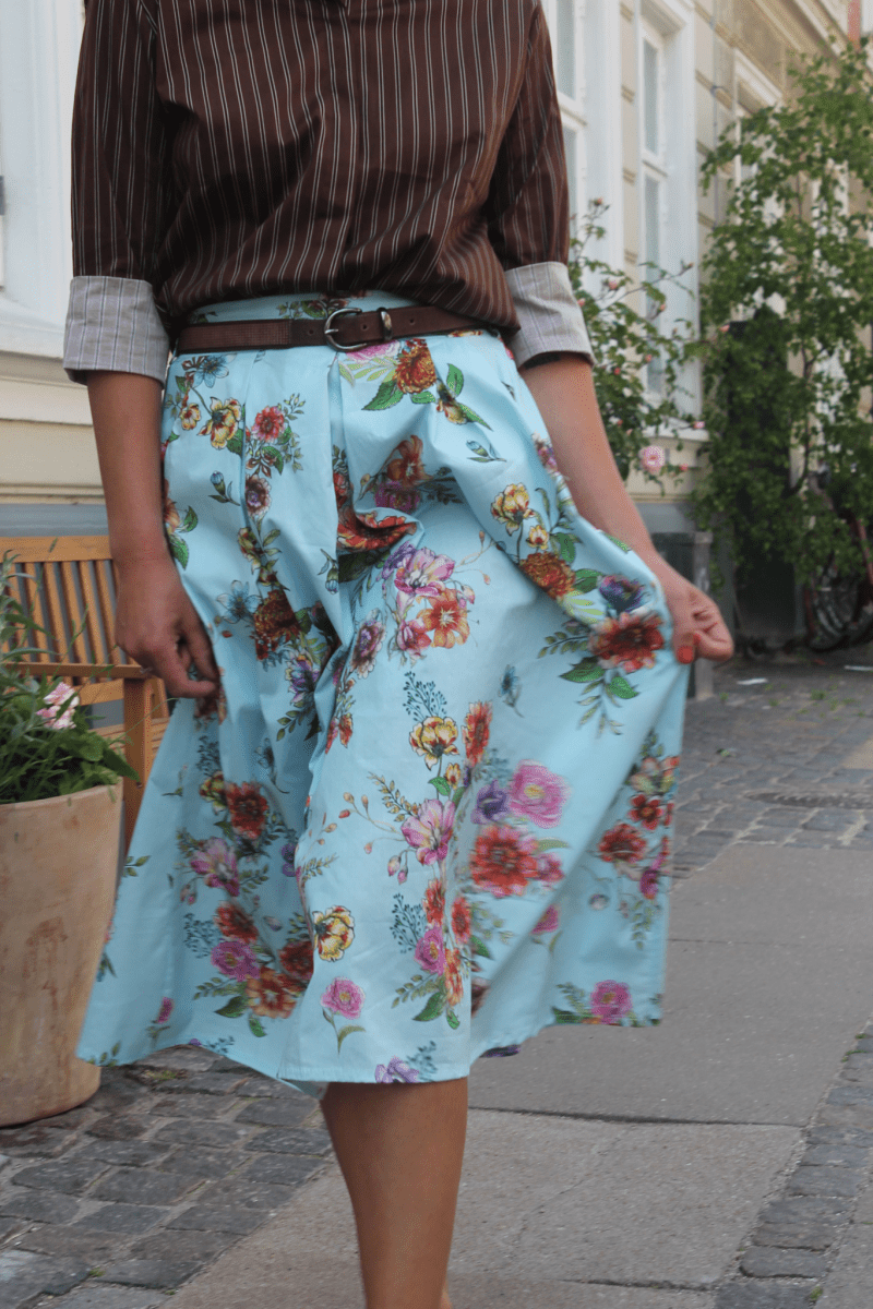 MONROE FLOWER - Light Blue