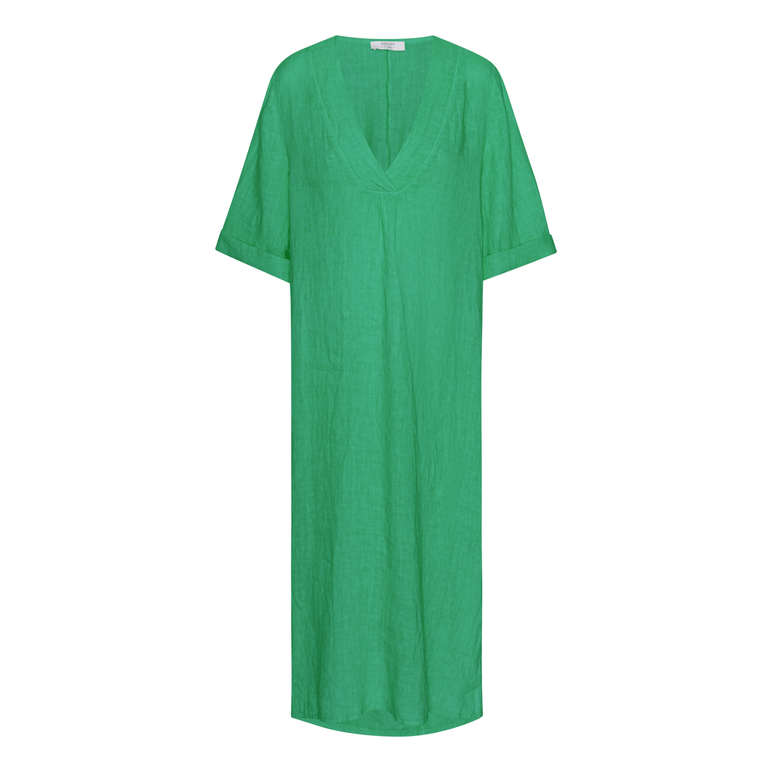 Linen Dress - Summer Green - Amaze Cph - Summer Green - S/M