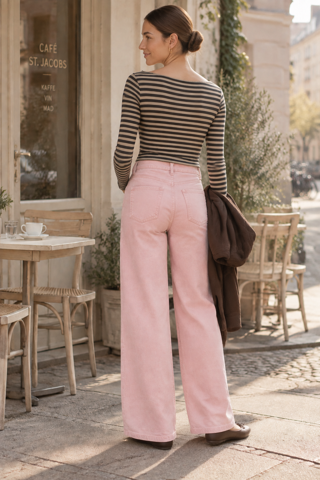 KASMIRA STRIPE - Fango-Black