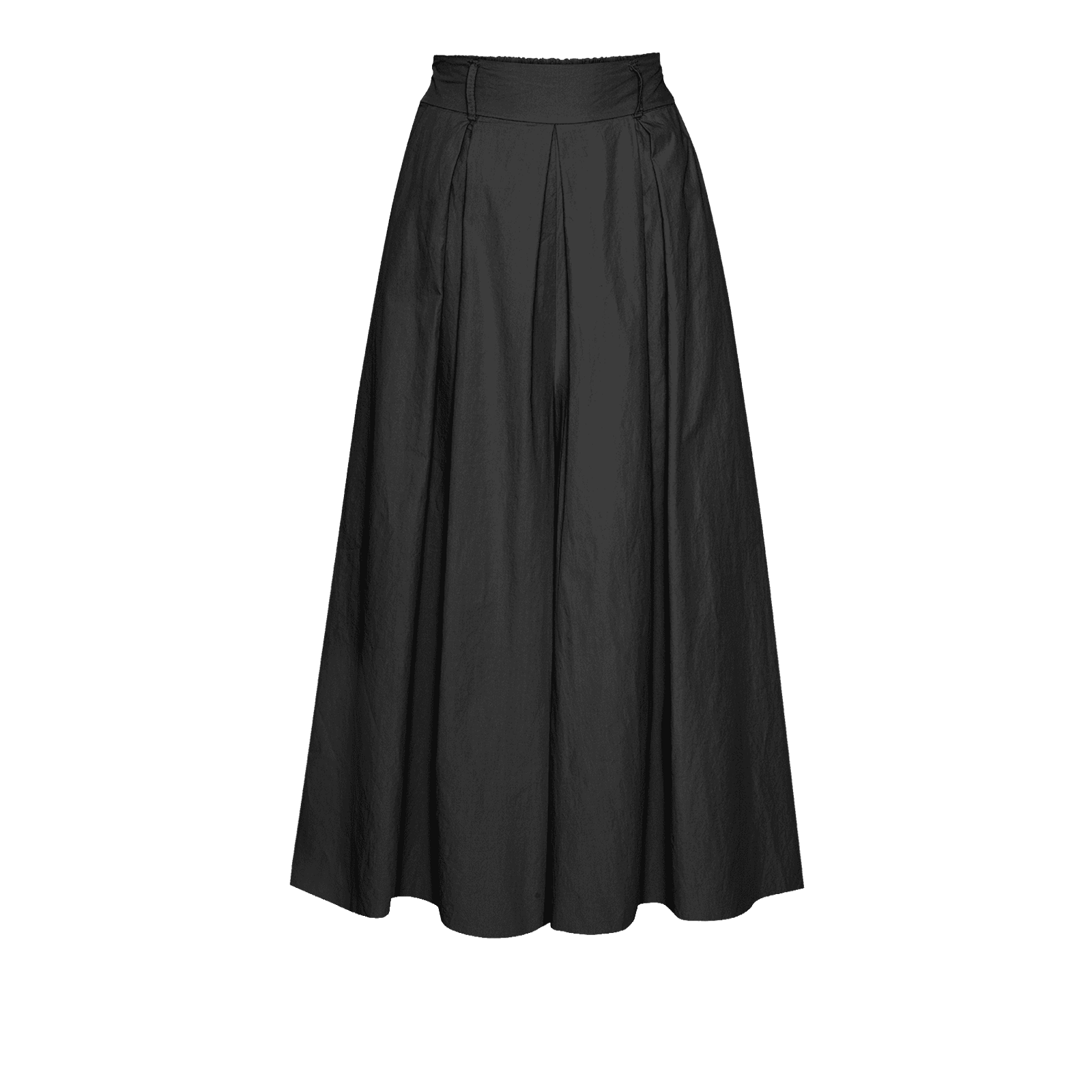 PRICILLA SHORT – Sort Culotte i 100% Bomuld med Elastisk Talje — Amaze Cph