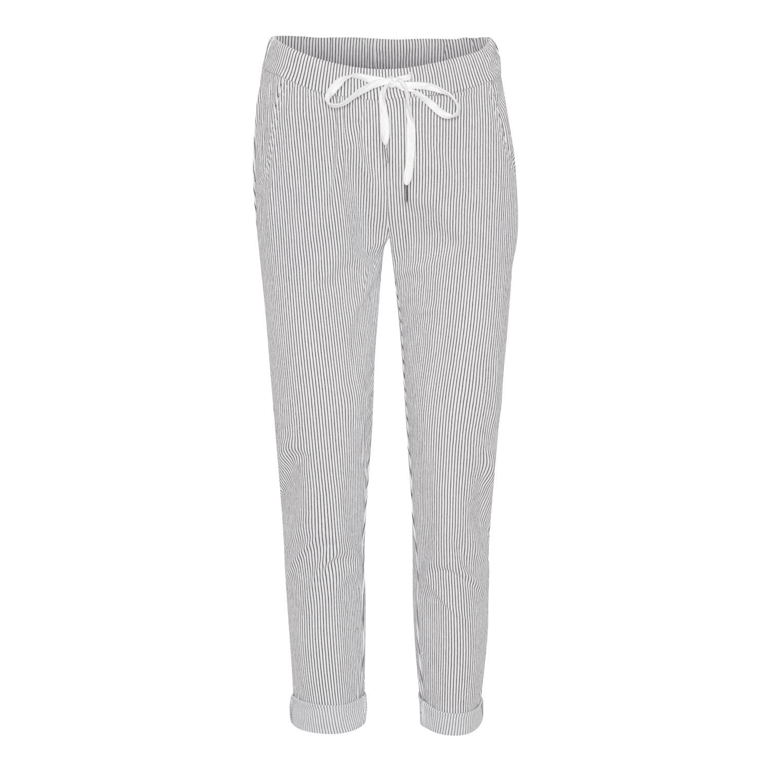 Sally Pinstripe - White/Black