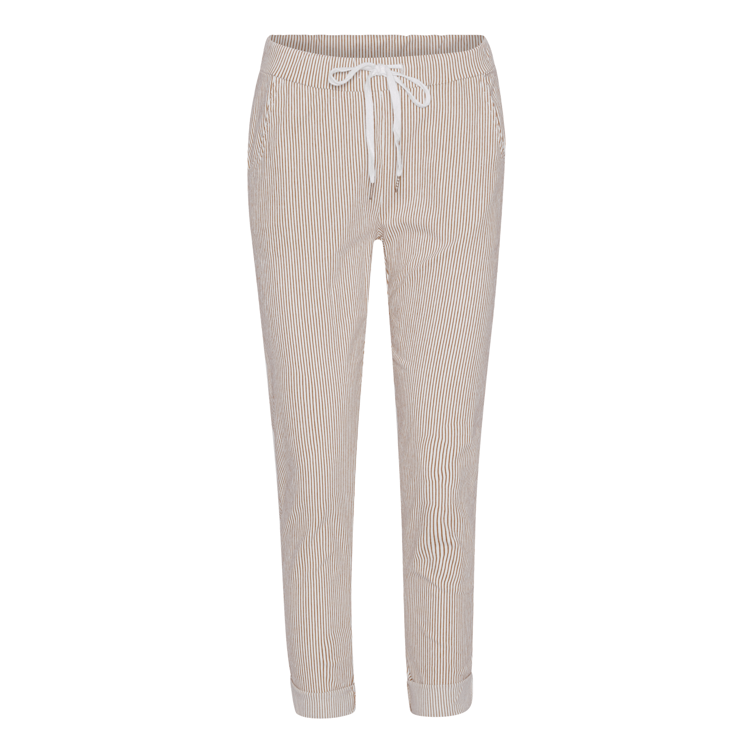 Sally Pinstripe - Coccio/White