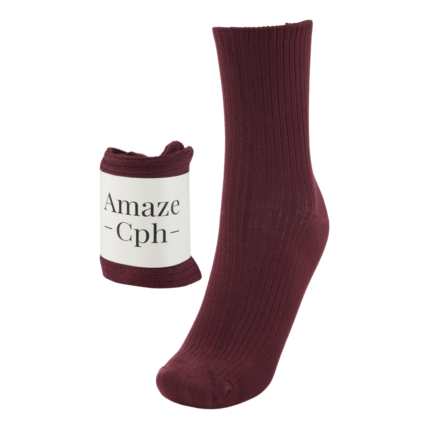 Bamboo Socks - Burgundy