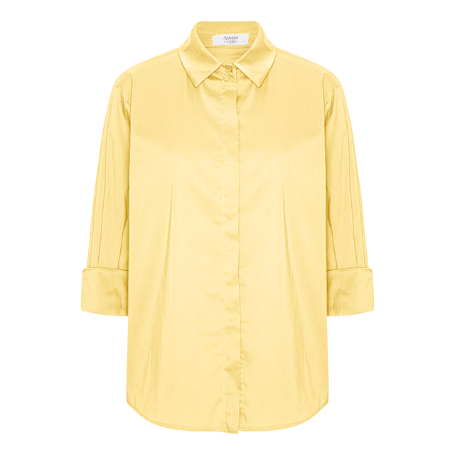 NORMA Sunshine — Solfarvet Skjorte i Afslappet Snit