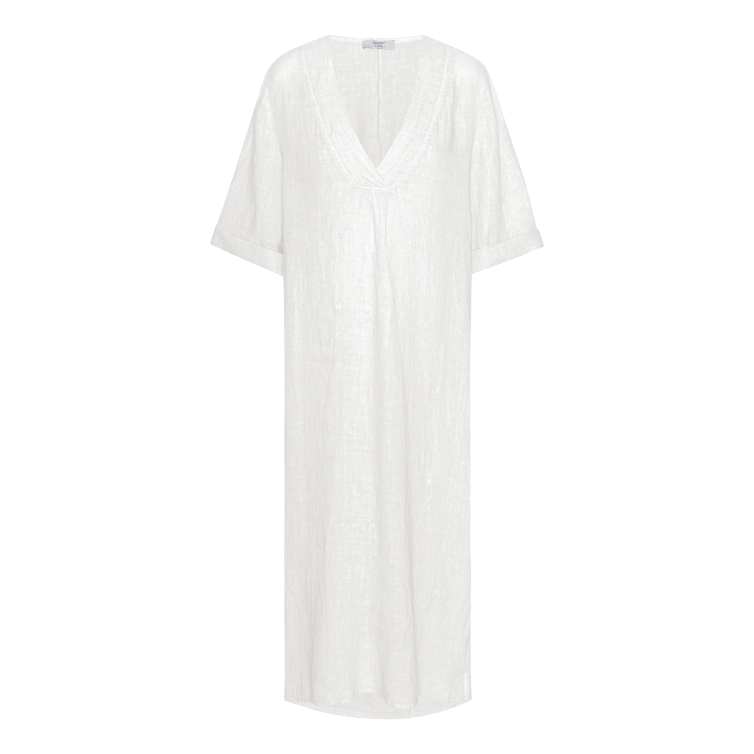 Linen Dress - White - Amaze Cph - White - S/M