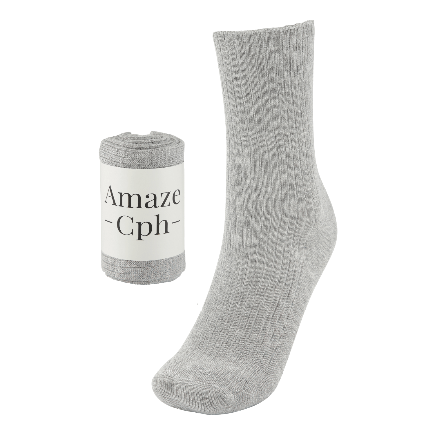 Bamboo Socks - Grey Melange
